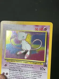 Pokemon Mew Holo #9 WOTC Black Star Promo 2000 Vintage RARE - Image 3
