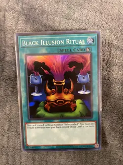 Black Illusion Ritual - SRL-EN051 - Super Rare - 25th Anniversary - NM - Image 1