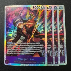 4x Trafalgar Law OP12-073 SR - One Piece TCG English Card NM Legacy of a Master - Image 1