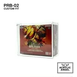 One Piece PRB-02 Booster Box Acrylic Case | Magnetic Lid | Custom Fit - Image 1