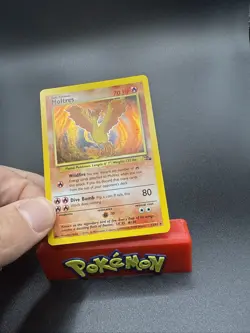 Pokemon TCG Moltres 12/62 Holo Unlimited Rare Fossil Set 🔥 NM/M - Image 2