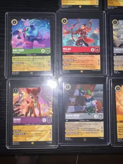 Disney Lorcana TCG Lot Of 10 Cards Regular Near Mint / Mint Condition Pack Fresh - Image 2