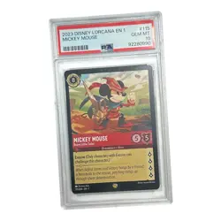 Disney Lorcana The First Chapter Mickey Mouse - Brave Little Tailor #115 PSA 10 - Image 1
