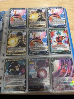 Dragon Ball Z Card Huge Lot Binder 17 Pages Sleeved - Image 2