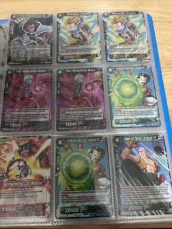 Dragon Ball Z Card Huge Lot Binder 17 Pages Sleeved - Image 4