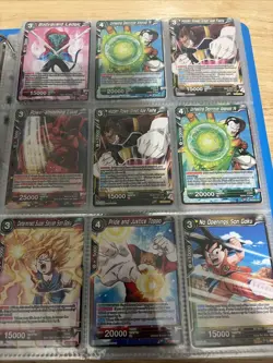 Dragon Ball Z Card Huge Lot Binder 17 Pages Sleeved - Image 5