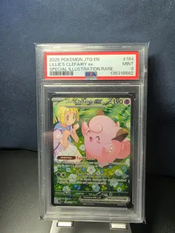 Pokemon 2025 JTG En-Journey Together #184/159 Lillie's Clefairy EX PSA 9 Mint - Image 1