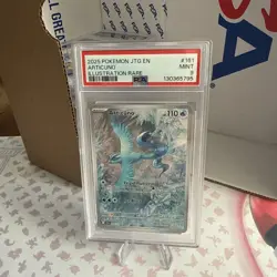 ARTICUNO #161 ILLUSTRATION RARE 2025 POKEMON JTG EN JOURNEY TOGETHER PSA 9 MINT - Image 1