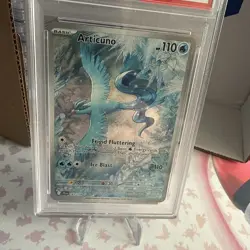 ARTICUNO #161 ILLUSTRATION RARE 2025 POKEMON JTG EN JOURNEY TOGETHER PSA 9 MINT - Image 2