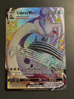 Pokemon TCG Lapras VMAX SV111/SV122 Rare Shiny GX Shining Fates - NM - Image 1