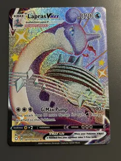 Pokemon TCG Lapras VMAX SV111/SV122 Rare Shiny GX Shining Fates - NM - Image 2