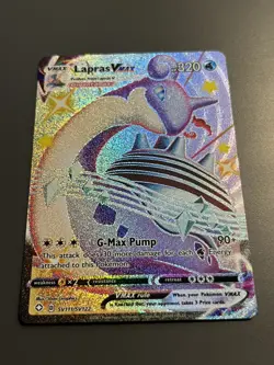 Pokemon TCG Lapras VMAX SV111/SV122 Rare Shiny GX Shining Fates - NM - Image 3