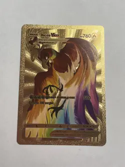Ho-Oh Vmax Gold Foil Fan Art Display Card Chamis Hp760 NM - Image 1