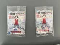 Lot of 2 One Piece College Basketball Monkey D Luffy Cards - Image 1