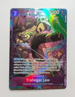 Trafalgar Law OP12-073 Holo Foil Alternate Art One Piece TCG Game Card NM/M - Image 1