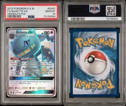 PSA 10 Banette GX SV61/SV94 2019 Hidden Fates: Shiny Vault Pokemon TCG Card GM - Image 3
