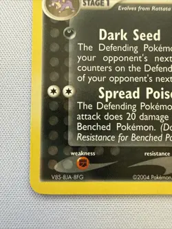 Dark Raticate 17/109 EX Team Rocket Returns Regular Rare Pokemon Card - Image 5