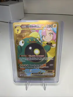 Iono's Bellibolt EX Sir 188/159 SV09 Holo Pokemon TCG Card Journey Together - Image 1