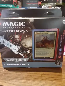 MTG: Warhammer 40k - The Ruinous Powers Commander Deck - New in Box Sealed - Image 1