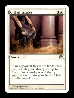 Gift of Estates LP Light Play Ninth Edition MTG [10658] - Image 1