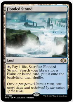 Flooded Strand | MTG MH3 #220 | Fetch Land | NM | Modern Commander - Image 1