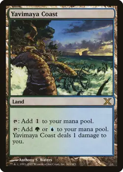 Yavimaya Coast [Tenth Edition] Foil Near Mint - Image 1
