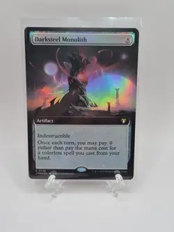 Darksteel Monolith (Extended Art) Commander Masters Foil - Image 1