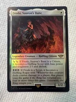MTG - Frodo, Sauron's Bane - Foil #18 Lord of the Rings Magic the Gathering Rare - Image 1
