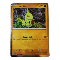 Pokemon - Larvitar - Rare Cosmos Holo - 110/193 - Paldea Evolved [*SWIRL*] - Image 1