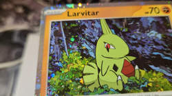 Pokemon - Larvitar - Rare Cosmos Holo - 110/193 - Paldea Evolved [*SWIRL*] - Image 2
