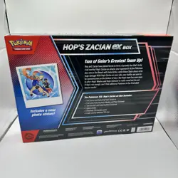 Pokemon TCG Hop’s Zacian Ex Box Brand New Sealed - Image 2