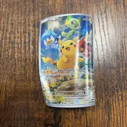 Pokemon SVP EN-SV Black Star Promo Pikachu #27 Paldea Evolved flood damaged - Image 1