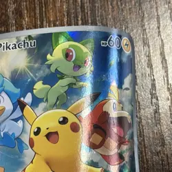 Pokemon SVP EN-SV Black Star Promo Pikachu #27 Paldea Evolved flood damaged - Image 4