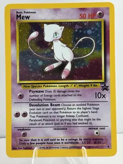 Mew 09/53 Wotc Black Star Promo Holo Rare Pokemon LP/MP *READ* - Image 1