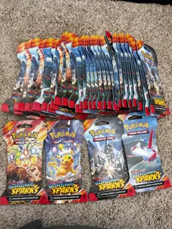 Pokemon TCG Scarlet & Violet Surging Sparks Booster X34 Packs - Image 1