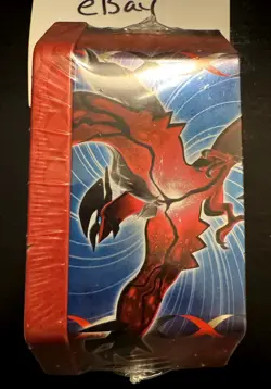Pokemon 2014 Legends Of Kalos Yveltal Tin Box Factory Sealed MINT - Image 3