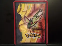 Pokemon Topps Advanced Challenge Die-cut Embossed Flygon Excellent Condition - Image 1