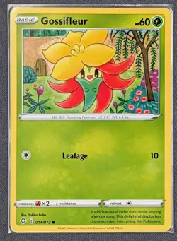 Gossifleur #014/072 Pokemon Shining Fates TOP CRIMP ERROR - Image 1