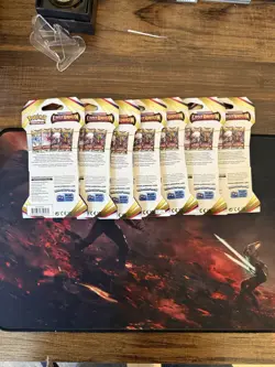 Pokemon TCG Lost Origin Sleeved Booster Packs Lot Of 7 - Image 2