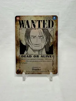 Near Mint Shanks (Wanted Poster) OP09-004 Emperors in the New World One Piece! - Image 1