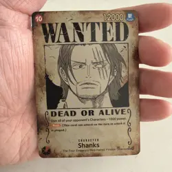 Near Mint Shanks (Wanted Poster) OP09-004 Emperors in the New World One Piece! - Image 1