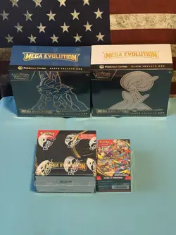 Pokemon TCG - Mega Evolution Pokemon Center ETB’s+Enhanced Booster Box+Bundle - Image 1