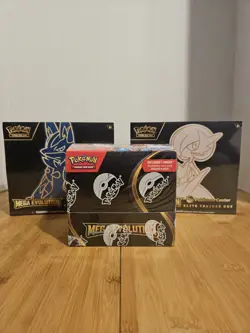 Pokemon Mega Evolution ETB Pokemon Center Exclusive & Enhanced Booster Box - Image 1