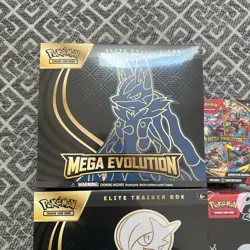 Mega Evolution Lot: Pokemon Center ETBs And Enhanced Booster Box Sealed bundle - Image 2