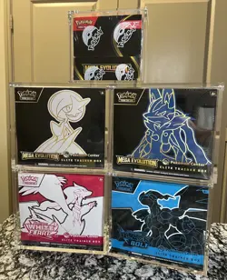 Pokemon Center ETB Sets (BB/WF/ME) with Mega Evolution Enhanced Booster Box - Image 1