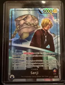 Sanji Leader Alt Art OP12-041 - One Piece TCG - Legacy Of The Master Mint - Image 1