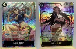 One Piece TCG Nico Robin SR Alt Art + SR OP12-087 (NM) - Image 1
