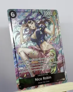One Piece TCG Nico Robin SR Alt Art + SR OP12-087 (NM) - Image 2