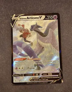 Galarian Articuno V TG16/TG30 Astral Radiance Ultra Rare Full Art Pokemon TCG NM - Image 2