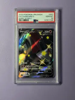TCG Pokemon Shiny Charizard V SSR 307/190 S4a Shiny Star V Japanese PSA 10 - Image 1